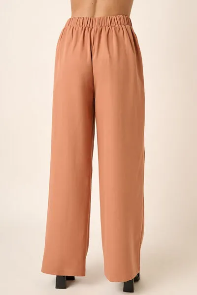 Mittoshop Inverted Pleat Detail Wide Leg Pants sold by Charming Charlie product image thumbnail 2