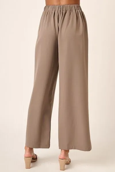 Mittoshop Inverted Pleat Detail Wide Leg Pants sold by Charming Charlie product image thumbnail 3