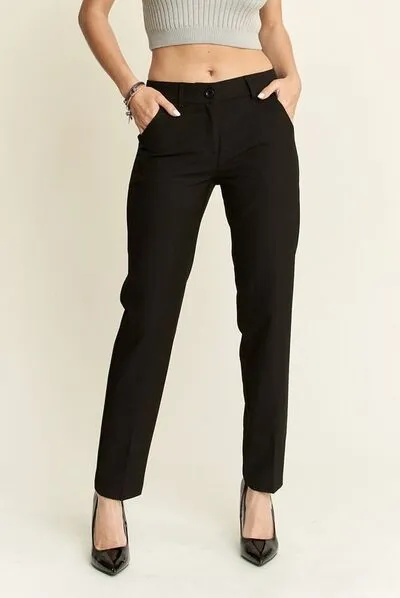 ADORA Zipper Skinny 2 Pockets Pants sold by Charming Charlie
