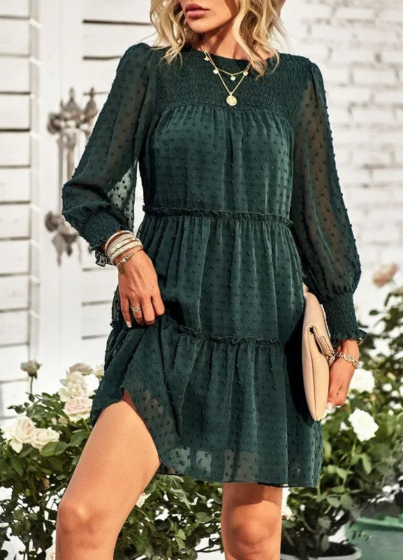 Swiss Dot Tiered Dress sold by Charming Charlie product image thumbnail 5