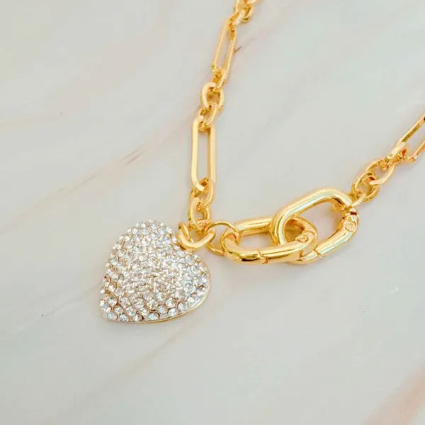 Sparkly Big Heart Bag Charm sold by Charming Charlie product image thumbnail 2