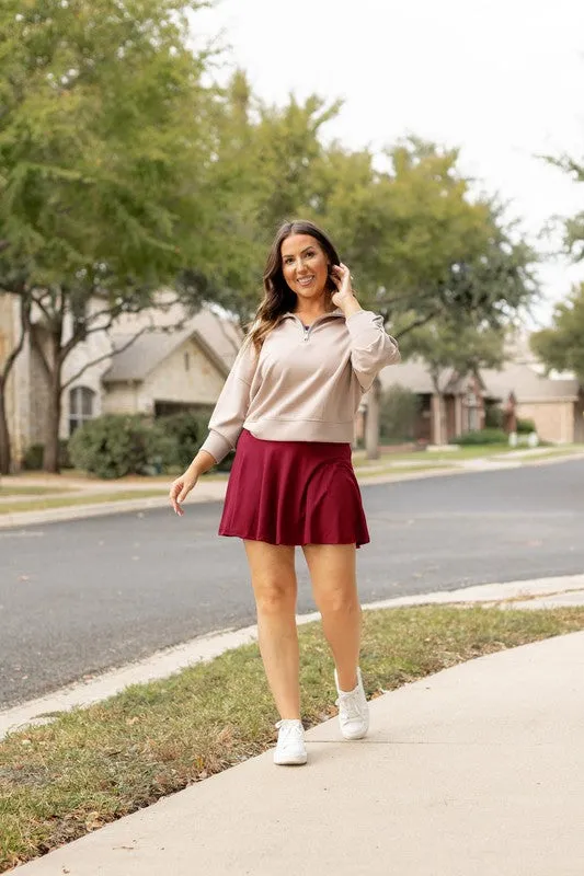 The Rosie - Red Skort sold by Charming Charlie product image thumbnail 2