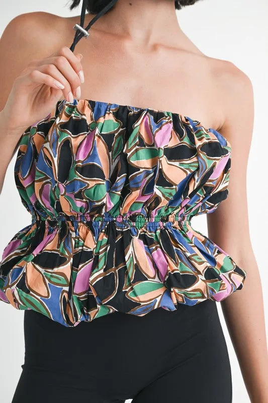 BUBBLE HEM BANDEAU TOP sold by Charming Charlie product image thumbnail 2