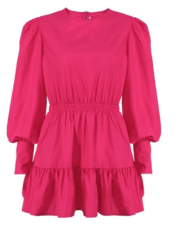 Round Neck Lantern Sleeve Dress sold by Charming Charlie product image thumbnail 4