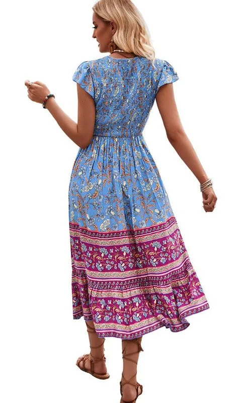 Floral print midi dress sold by Charming Charlie product image thumbnail 2