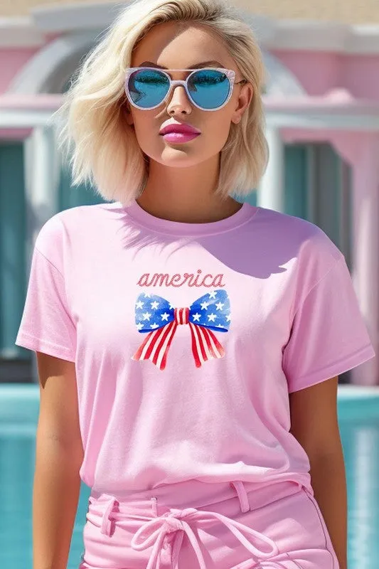 America Bow Graphic Tee sold by Charming Charlie