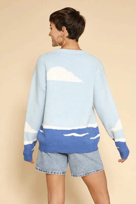 Lighthouse knit sweater sold by Charming Charlie product image thumbnail 3
