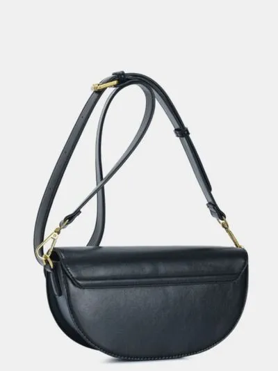 Fame Buckle Closure Crescent Faux Leather Crossbody Bag sold by Charming Charlie product image thumbnail 2