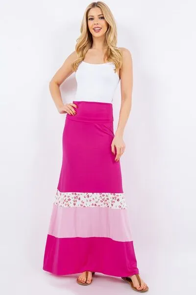 Celeste Full Size Color Block Tube Maxi Dress Plus Size sold by Charming Charlie product image thumbnail 3