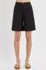RISEN High Rise Pleated Front Shorts sold by Charming Charlie