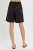 RISEN High Rise Pleated Front Shorts sold by Charming Charlie