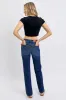 Judy Blue Full Size Tummy Control Straight Jeans Plus Size sold by Charming Charlie