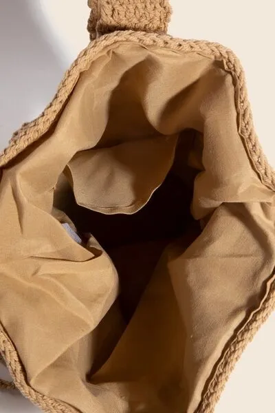 Fame Intricate Braided Single Strap Drawstring Bag sold by Charming Charlie product image thumbnail 3