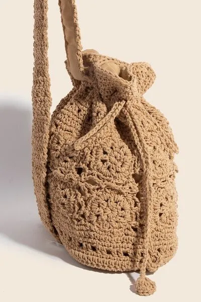 Fame Intricate Braided Single Strap Drawstring Bag sold by Charming Charlie product image thumbnail 2