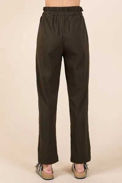 Mittoshop Paperbag Waist Tapered Straight Pants sold by Charming Charlie product image thumbnail 3