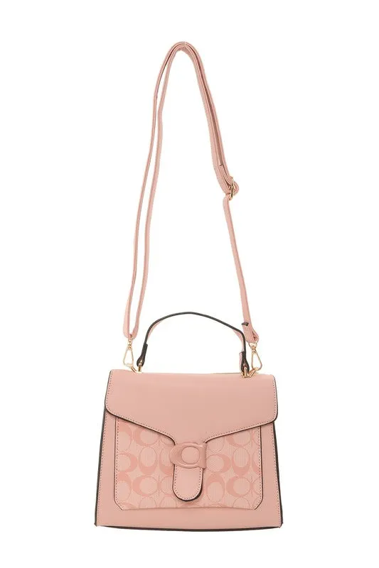 Leather Crossbody Bag with C Accent sold by Charming Charlie product image thumbnail 3