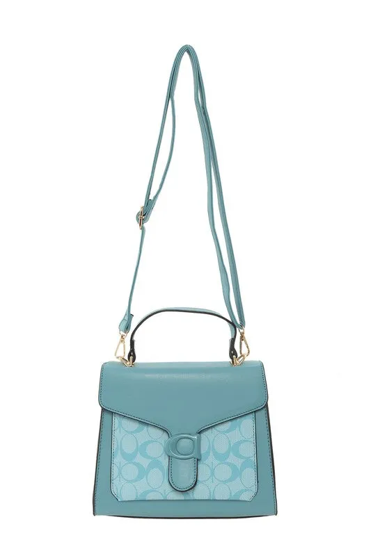 Leather Crossbody Bag with C Accent sold by Charming Charlie product image thumbnail 2