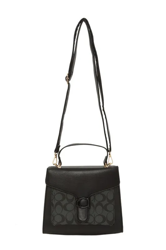 Leather Crossbody Bag with C Accent sold by Charming Charlie product image thumbnail 5