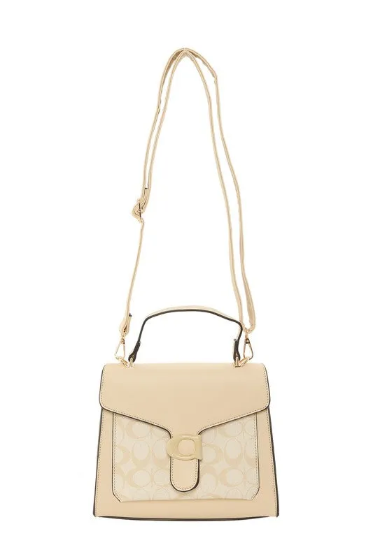 Leather Crossbody Bag with C Accent sold by Charming Charlie product image thumbnail 4