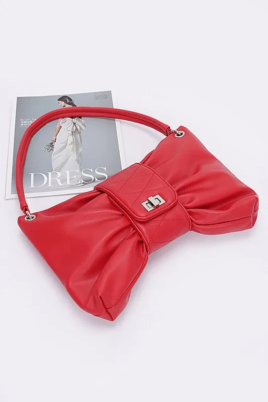 Oversize Bow Shape Shoulder Bag sold by Charming Charlie product image thumbnail 5