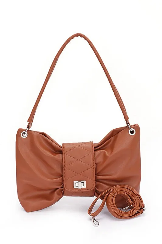 Oversize Bow Shape Shoulder Bag sold by Charming Charlie product image thumbnail 4