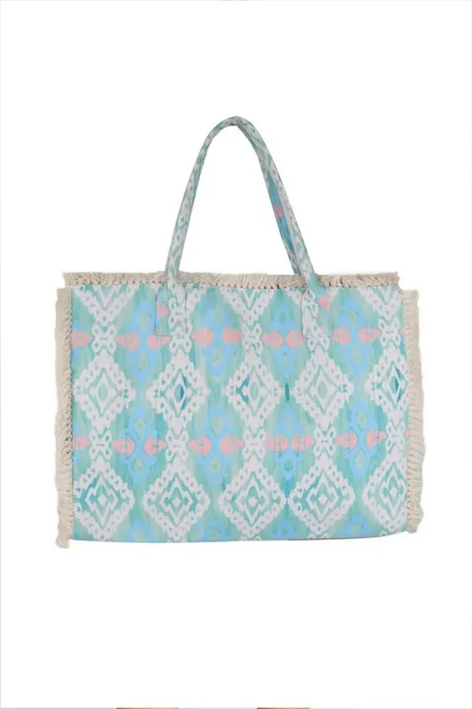 Raw Edge Boho Jacquard Fashion Tote sold by Charming Charlie