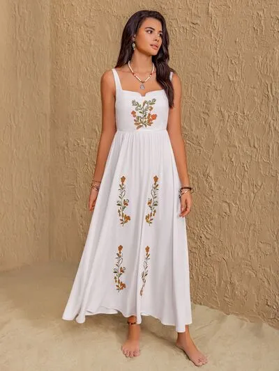 Floral Embroidered Sleeveless Maxi Dress sold by Charming Charlie product image thumbnail 5
