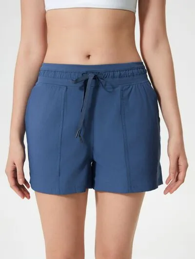 Millennia Drawstring Active Shorts with Pockets sold by Charming Charlie product image thumbnail 4