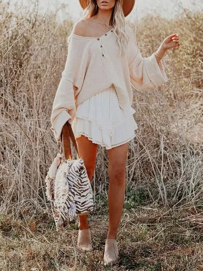 Lovelet Lace Detail Layered Skirt sold by Charming Charlie product image thumbnail 3