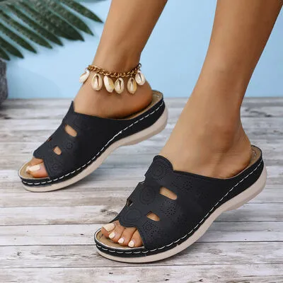 Open-Toe Cutout Sandals sold by Charming Charlie product image thumbnail 3