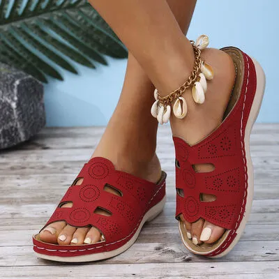 Open-Toe Cutout Sandals sold by Charming Charlie product image thumbnail 4