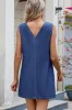 V-Neck Sleeveless Denim Dress sold by Charming Charlie