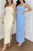 Cutout Side Slit Maxi Tank Dress sold by Charming Charlie