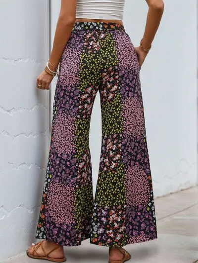Floral High Rise Wide Leg Pants sold by Charming Charlie product image thumbnail 2