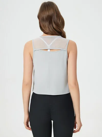 Millennia Round Neck Cropped Active Tank sold by Charming Charlie product image thumbnail 2