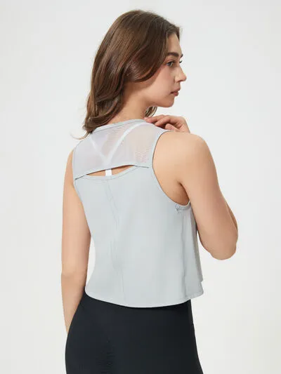 Millennia Round Neck Cropped Active Tank sold by Charming Charlie product image thumbnail 4