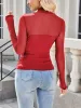 Lovelet Mock Neck Long Sleeve Top sold by Charming Charlie