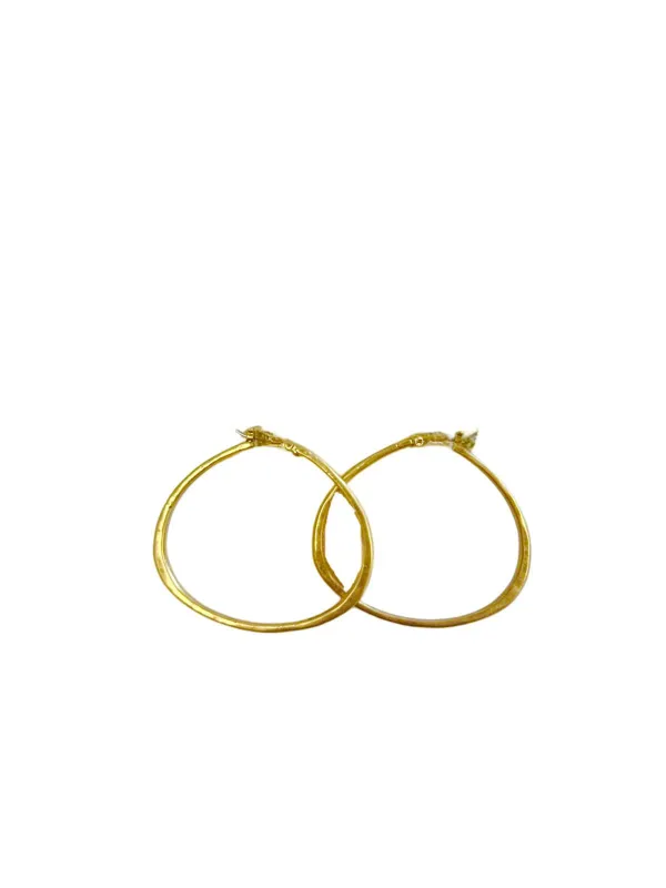The SAK- Gold Hoop Earring sold by Charming Charlie
