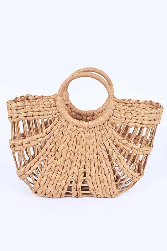 Straw Top Handle Summer Bag sold by Charming Charlie