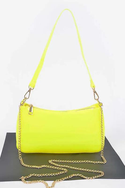 Transparent Clear Convertible Shoulder Bag sold by Charming Charlie product image thumbnail 5