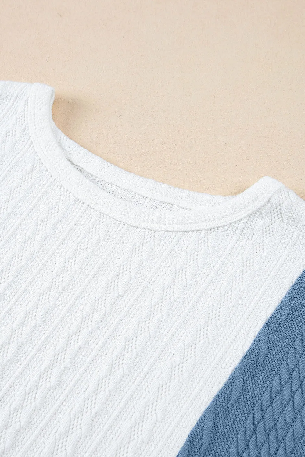 Textured Color Block T Shirt sold by Charming Charlie product image thumbnail 5