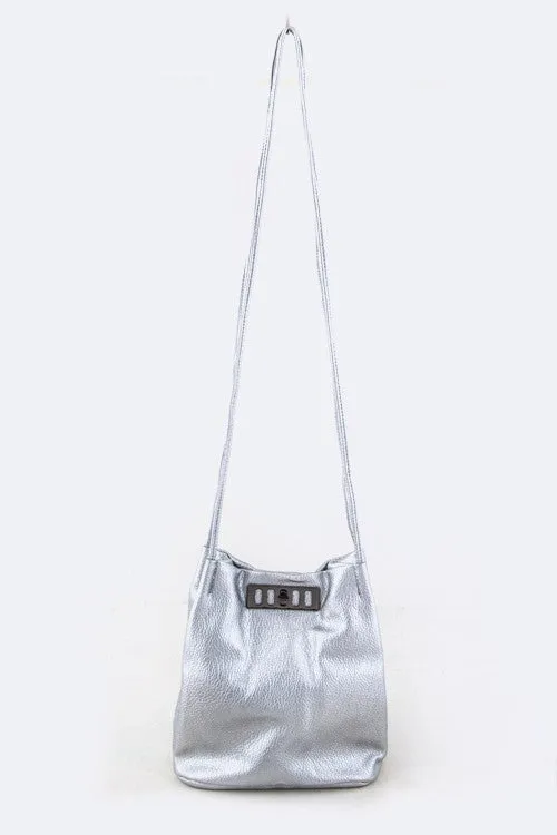 Double Strap Shoulder Swing Bag sold by Charming Charlie product image thumbnail 4