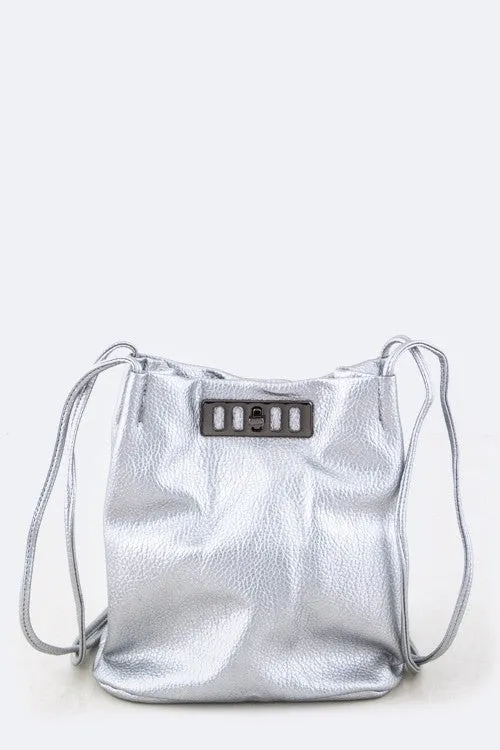 Double Strap Shoulder Swing Bag sold by Charming Charlie product image thumbnail 5