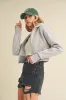 Aemi + Co Zip Up Raglan Sleeve Cropped Hoodie sold by Charming Charlie