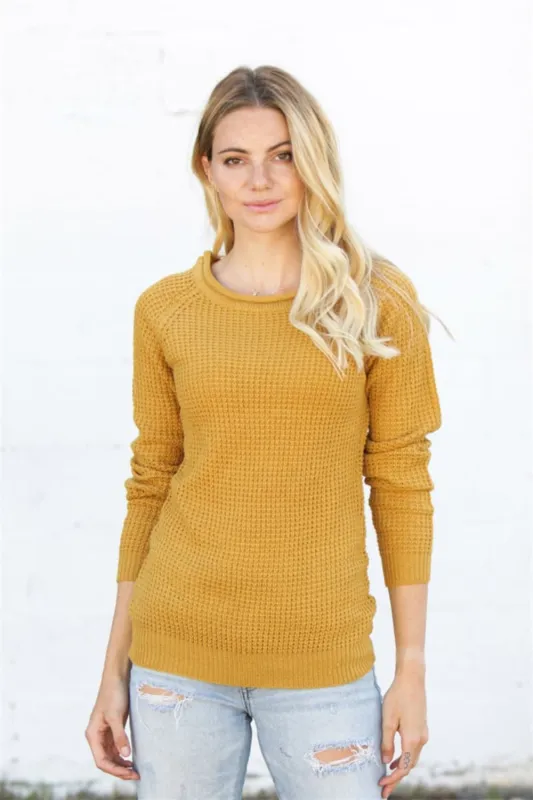 Round Neck Raglan Sleeve Sweater sold by Charming Charlie