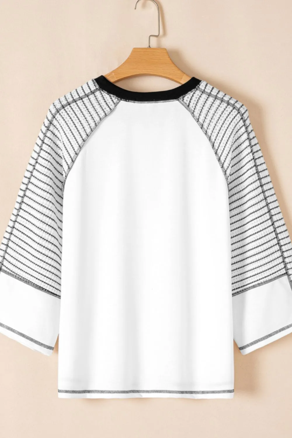 MAMA Leopard Graphic Contrast Stitching T-Shirt sold by Charming Charlie product image thumbnail 3