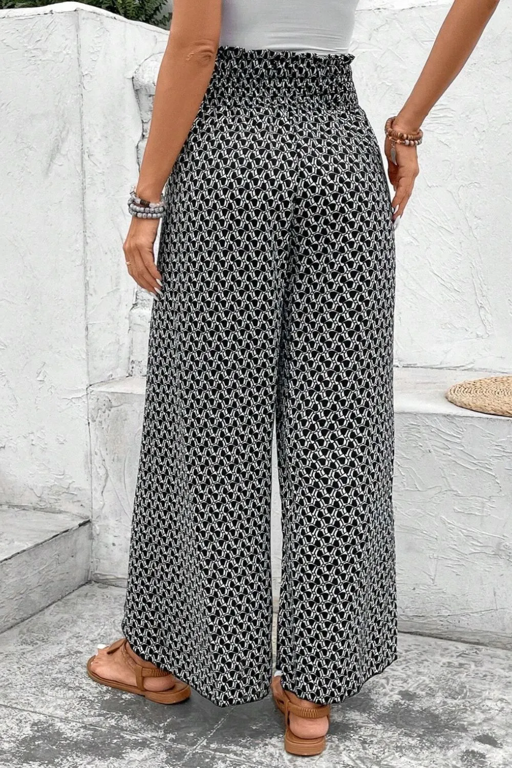 Slit Printed Wide leg Pants sold by Charming Charlie product image thumbnail 5
