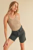 Aemi + Co Scoop Neck Ribbed Tank sold by Charming Charlie