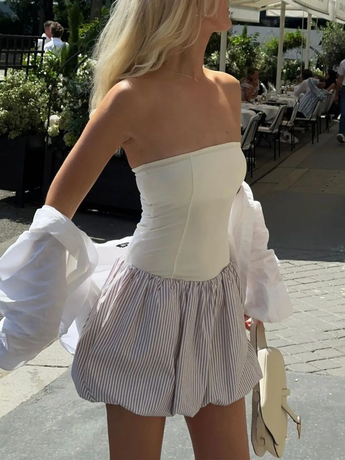 Devine Striped Mini Tube Dress sold by Charming Charlie product image thumbnail 3