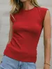 Ribbed Round Neck Slim Tank sold by Charming Charlie